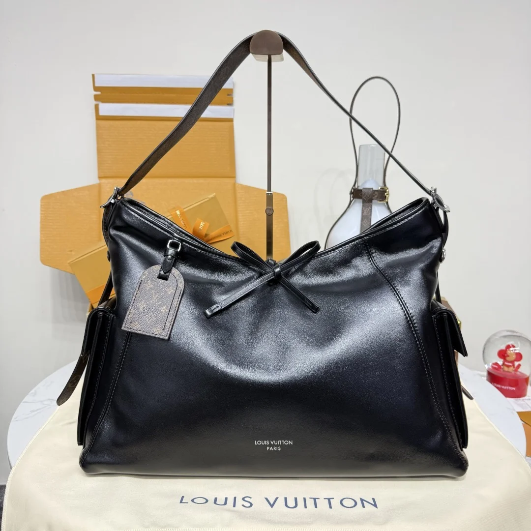 Louis Vuitton CarryAll Travel Bag in Black product view 2