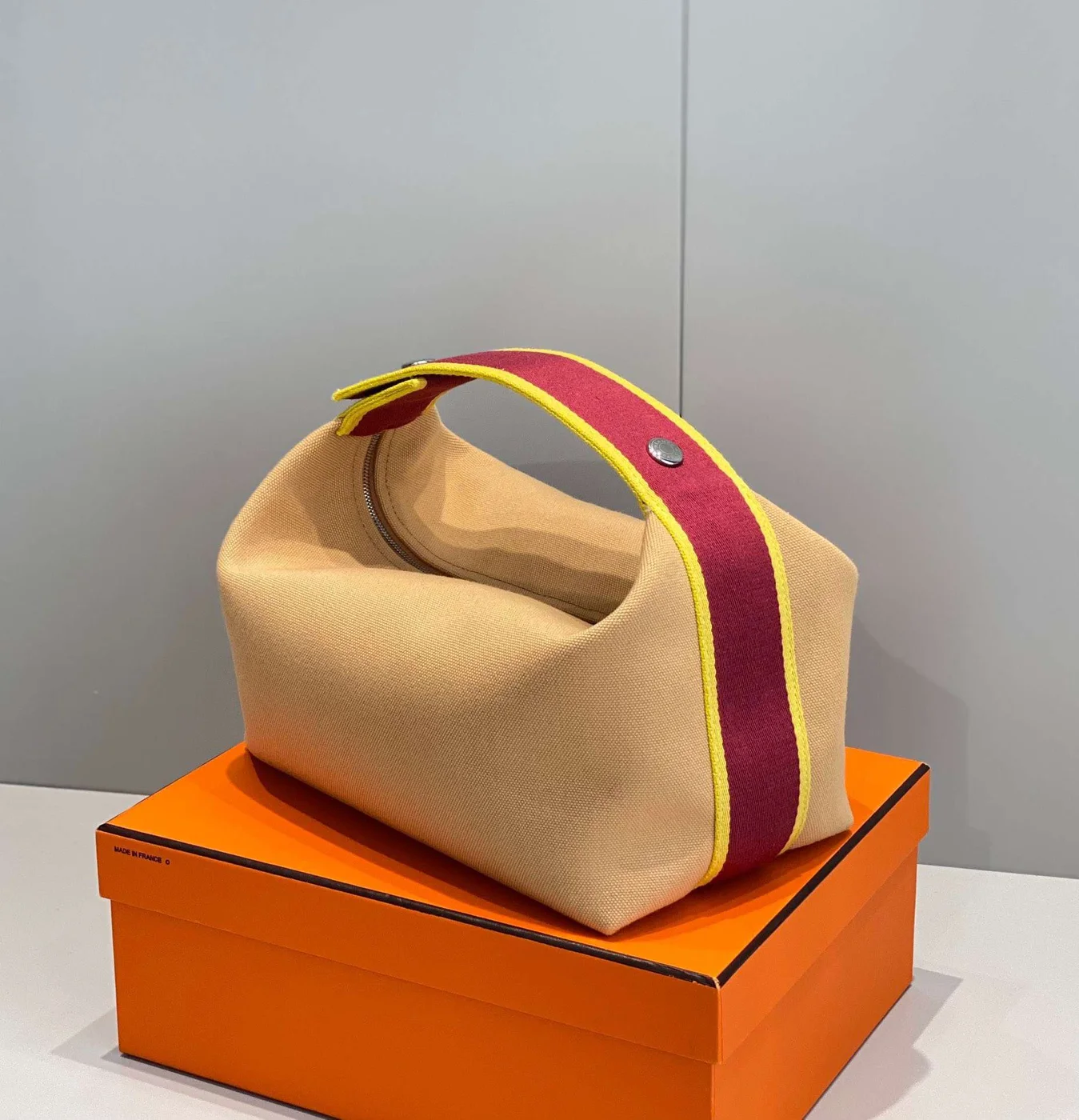 Hermès Bride A Brac PM Clutch Bag Orange Mix Red 12x20x10cm product view 3