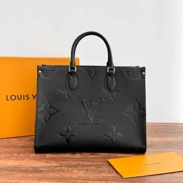 Louis Vuitton Black Empreinte Monogram Giant Onthego MM Bag product photo