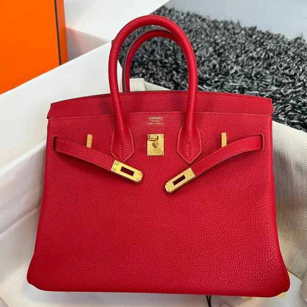 Hermès Birkin 25 cm Red Togo Leather Gold Hardware Bag product photo