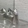Dior Bow Bag Silver Lambskin product view 4