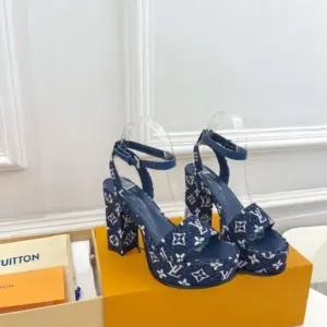 Louis Vuitton Monogram Denim Silhouette Sandals product photo