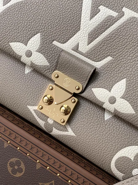 Louis Vuitton Madeleine 30 In Beige Monogram Calfskin Embossed Logo Bag product view 2
