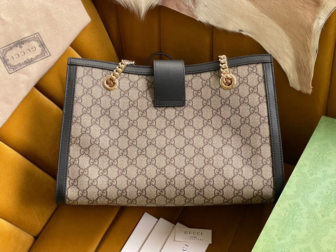 Gucci Padlock Handbag with Gucci Logo Pattern 35x23x14cm product view 9