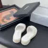 Chanel Women White Quilted Leather Slides — Tonal CC Detail product view 6