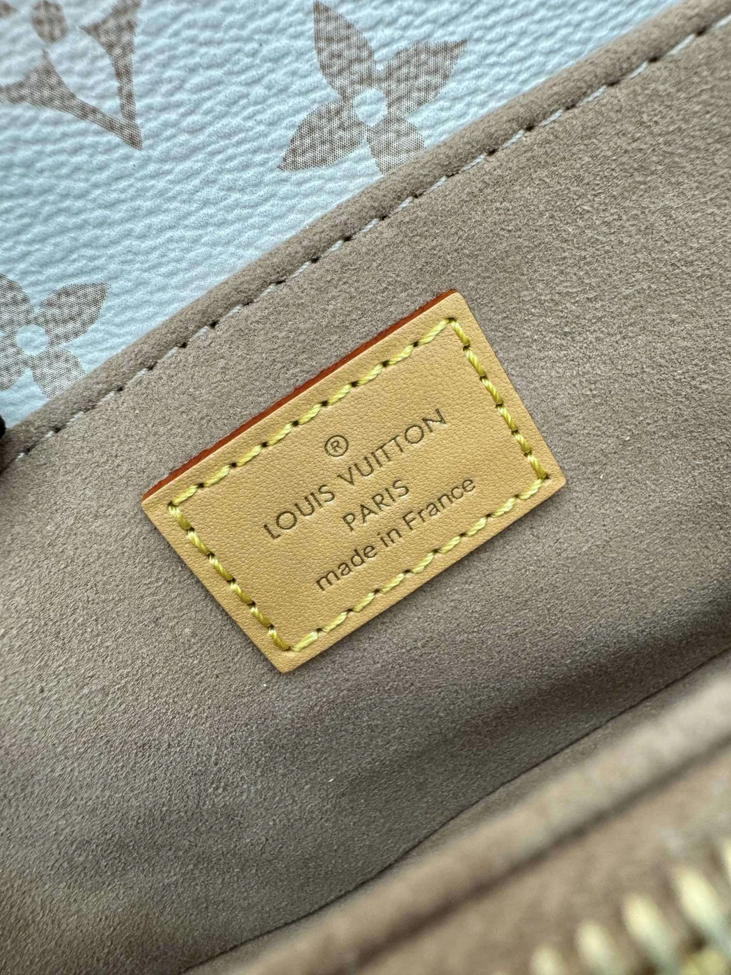 Louis Vuitton Pochette Métis East West Bag — Cream and Beige Monogram product view 3