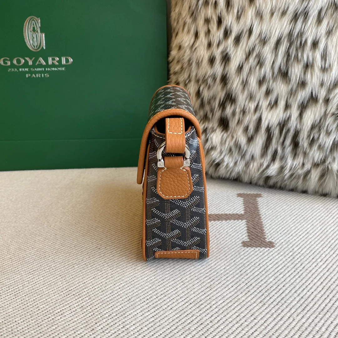 Goyard Black Coated Canvas Mini Cross-Body Bag product view 6