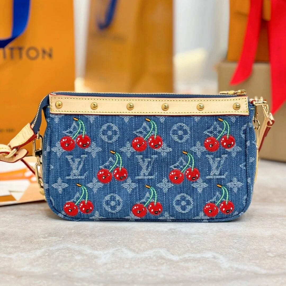 Louis Vuitton x Takashi Murakami Cherry Pochette Accessoires Bag product view 1