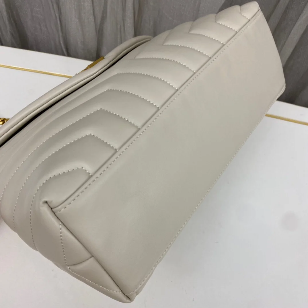 Saint Laurent Sm Loulou Monogram Quilted Leather Bag product view 4