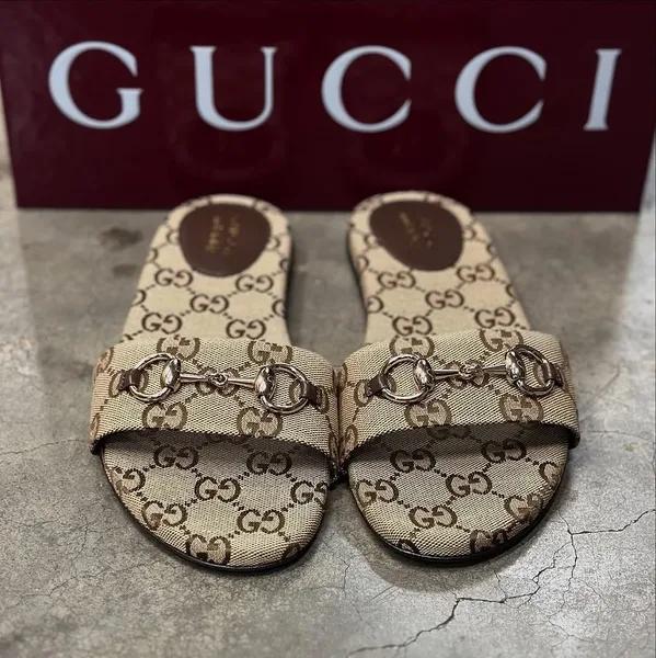Gucci Siaga Horsebit Slide Sandals product photo