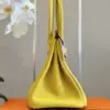 Hermès Birkin 30 Amber Yellow Palladium Hardware Bag product view 3