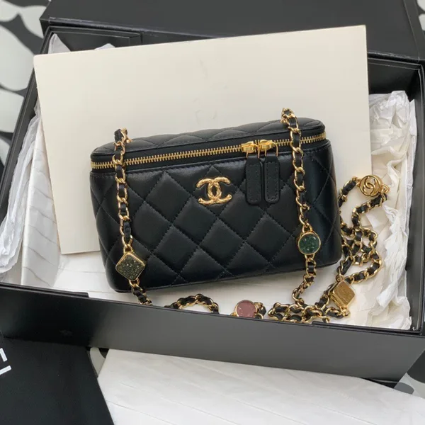 Chanel Mini Bag Handbags Sheep Skin Handle Mix 17 cm product photo