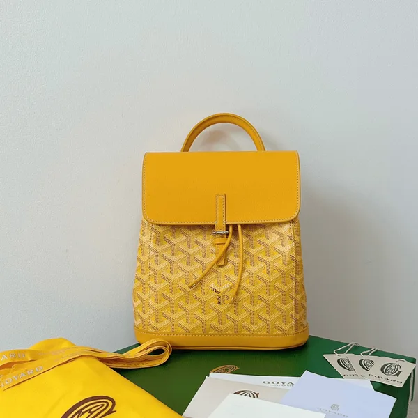 Goyard Mini Backpack Yellow Monogram Pattern 23x19cm product photo
