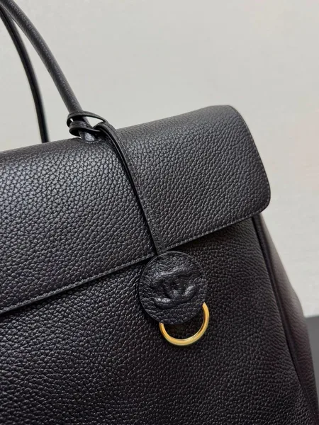 Chanel Large Shopping Bag in black grained calfskin product view 2