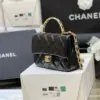 Chanel Mini Rectangular Flap With Top Handle Black 20 cm Bag product view 4
