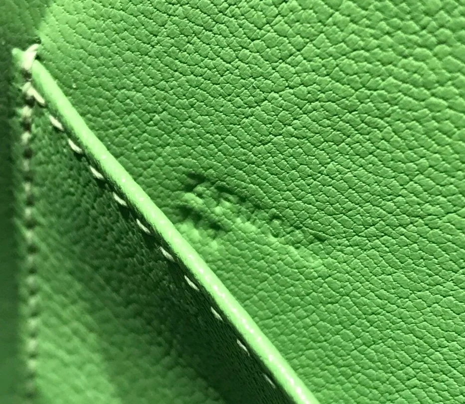 Hermès Minikelly 20 Green Gold Hardware Bag product view 8
