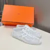 Hermès Women White Sneakers — Mesh Running Style product view 3
