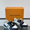 Louis Vuitton Men Black and White Sneakers — Monogram Side Panels product view 5