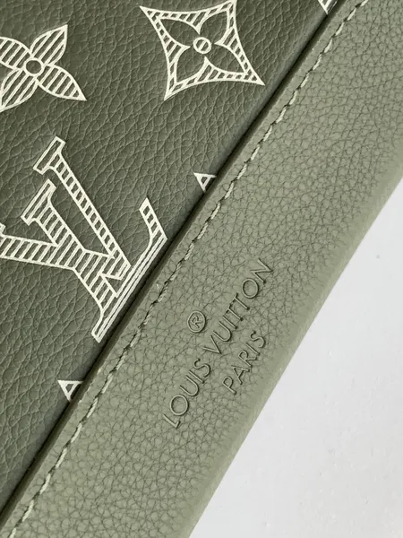 Louis Vuitton Duo Crossbag Bag 42 In Green And White Monogram Shadow Cowhide product view 2