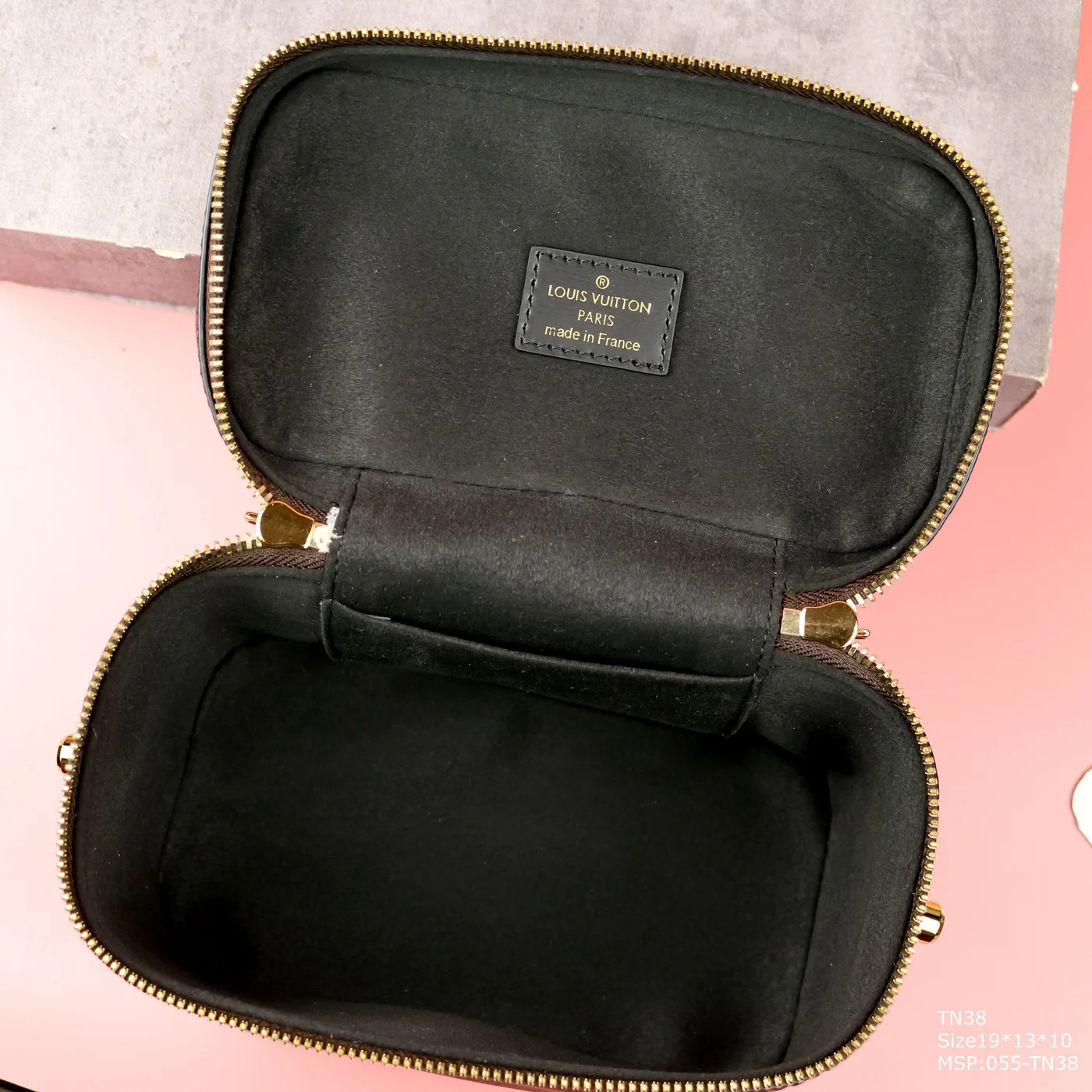 Louis Vuitton Clutch Box Bag Brown 19x13x10cm product view 5