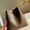 Louis Vuitton NeoNoe Handle Red Handbags Monogram 26x22x27cm product view 6