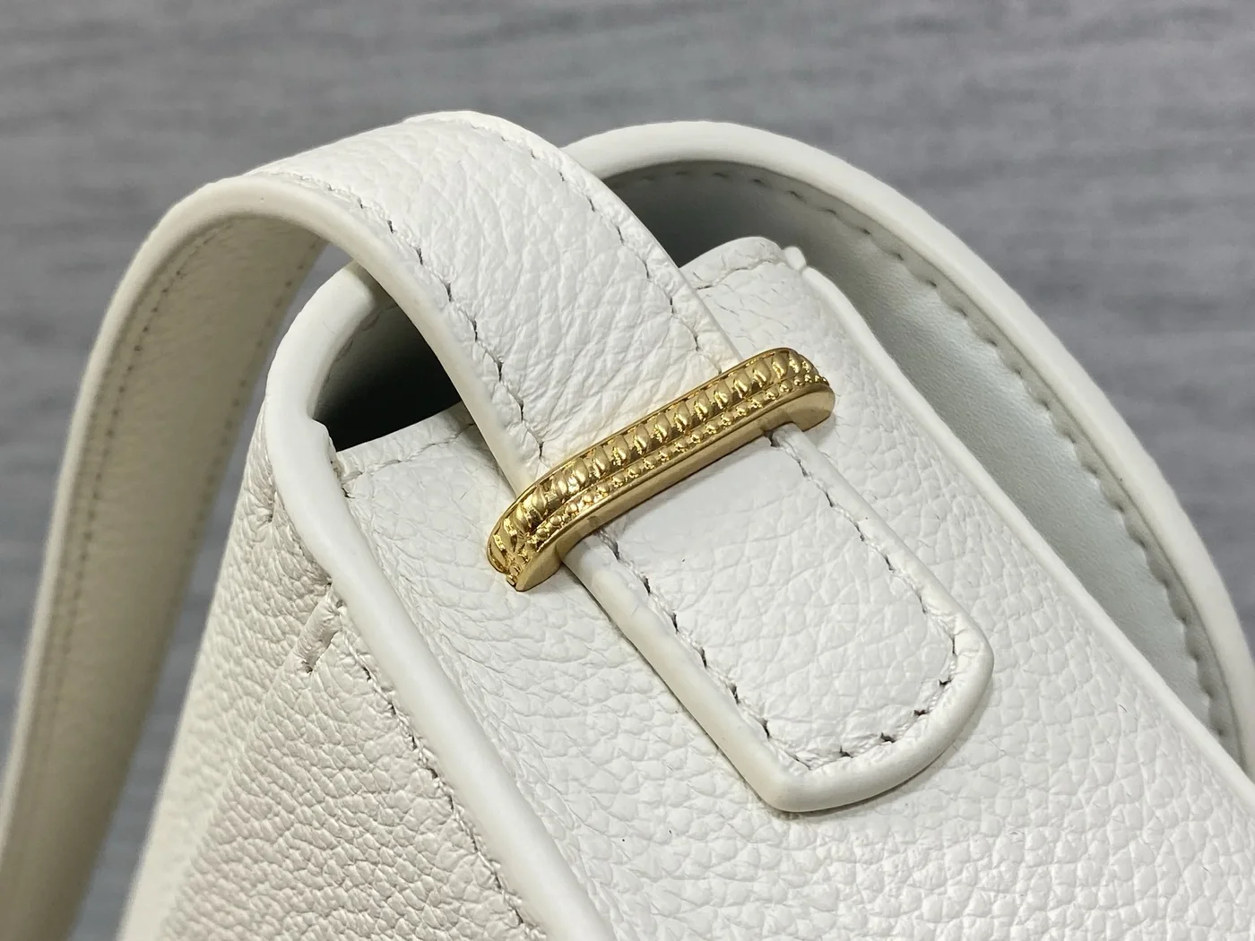 Dior Small Dior Médaillon Flap Bag in White product view 2
