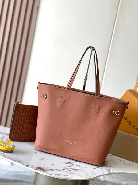 Louis Vuitton Neverfull Inside Out MM In Brown Monogram Canvas And Calfskin Trim Bag product view 5