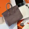 Hermès Birkin 25 Tris Fonce Lizard Leather Gold Hardware Bag product view 4