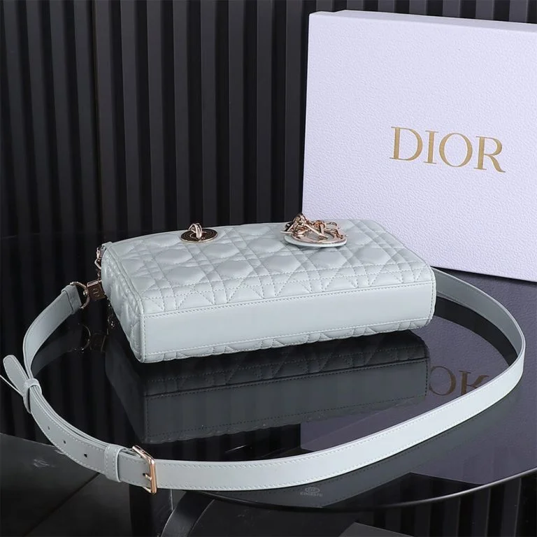 Dior Medium Blue Lady D-Joy Bag( product view 4