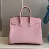 Hermès Birkin 25 Rose Pink Togo Leather Palladium Hardware Bag product view 5