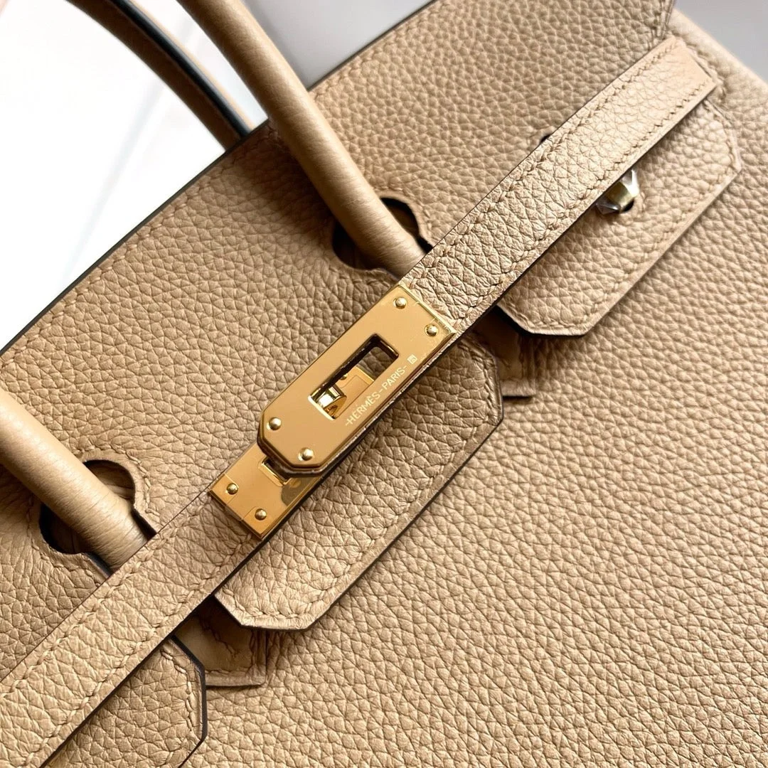 Hermès Birkin Beige Togo 25 Gold Hardware Bag product view 8