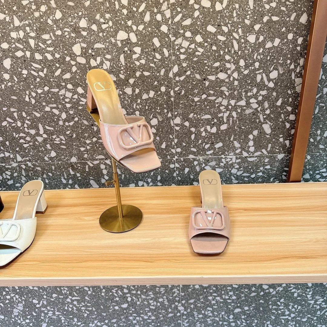 Valentino Women Nude Buckle-Detail Heeled Sandals product view 2