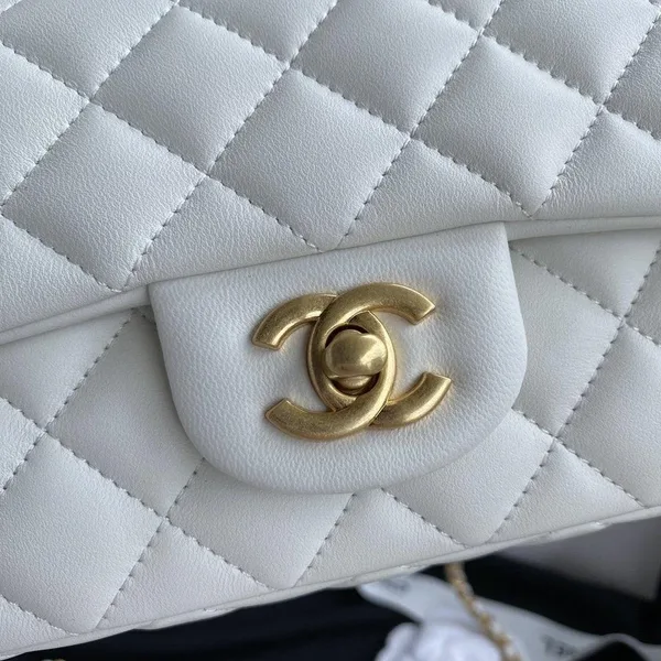 Chanel White Pearl Crush Mini Flap Bag product view 3