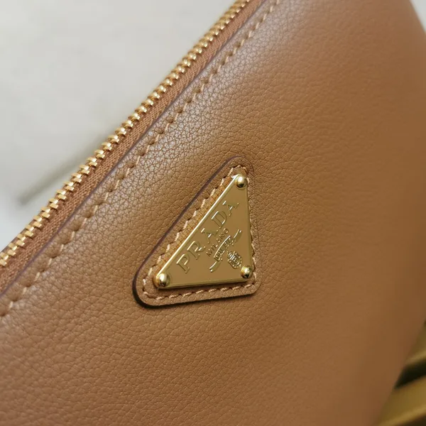 Prada Flap Shoulder Bag Tan Brown product view 5