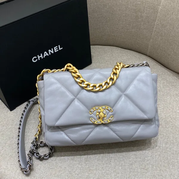 Chanel 19 Bag Small Light Grey product photo