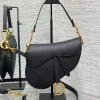 Dior Saddle Bag in Black Gold Hardware product view 1