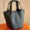 Hermès Picotin 18 Black Togo Leather Silver Hardware Bag product view 5