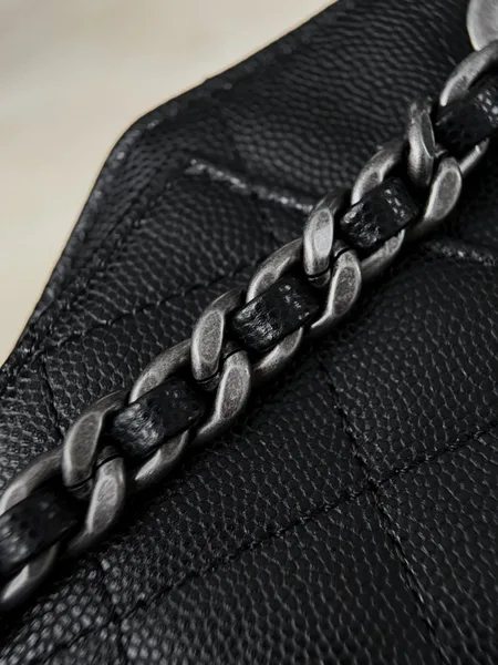 Chanel 25 Bag Mini Black with Silver Hardware product view 6