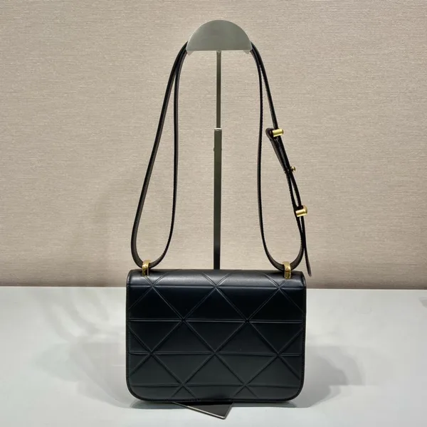 Prada Pattina in Pelle Calfskin Black Bag product view 2