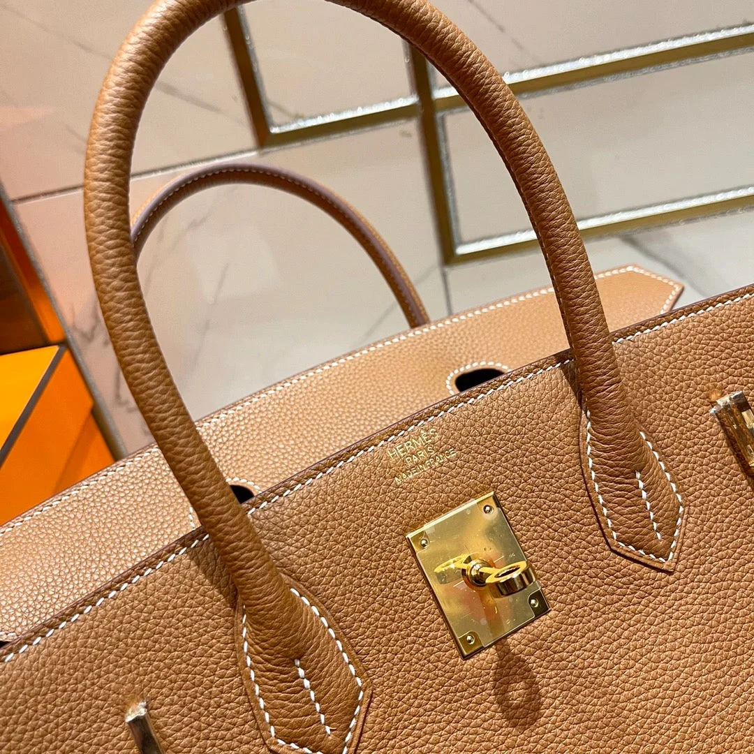 Hermès Birkin 30 cm Gold Togo Leather Gold Hardware Bag product view 8