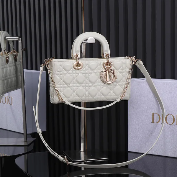 Dior Medium White Lady D-Joy Bag product photo