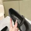 Louis Vuitton Women Black Polka Dot Fabric Mary Janes product view 5