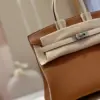 Hermès Birkin 30 Brown/Beige Customize Palladium Hardware Bag product view 2