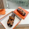 Hermès Women Brown Sandals — H-Strap Slides product view 5