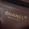 Chanel Preppy Coco Small Flap Bag in dark brown product view 8