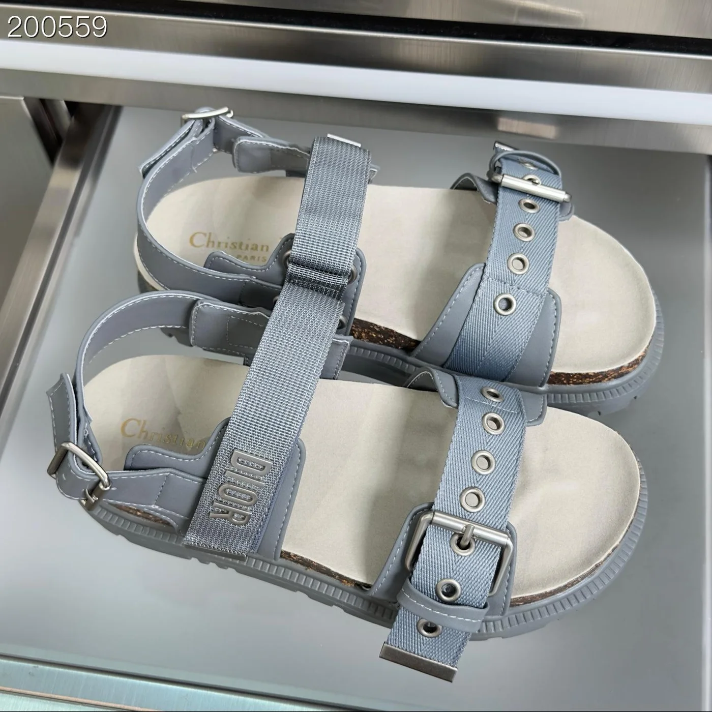 Dior Act Sandals Light Blue product view 1