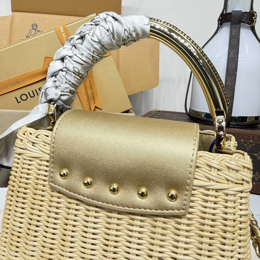 Louis Vuitton Capucines BB Wicker Bag product view 3