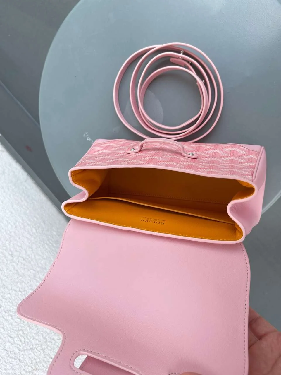 Goyard Saigon Pink Bag 20x15cm product view 4