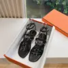 Hermès Women Black Leather Strappy Sandals — Link-Detail T-Strap product view 3