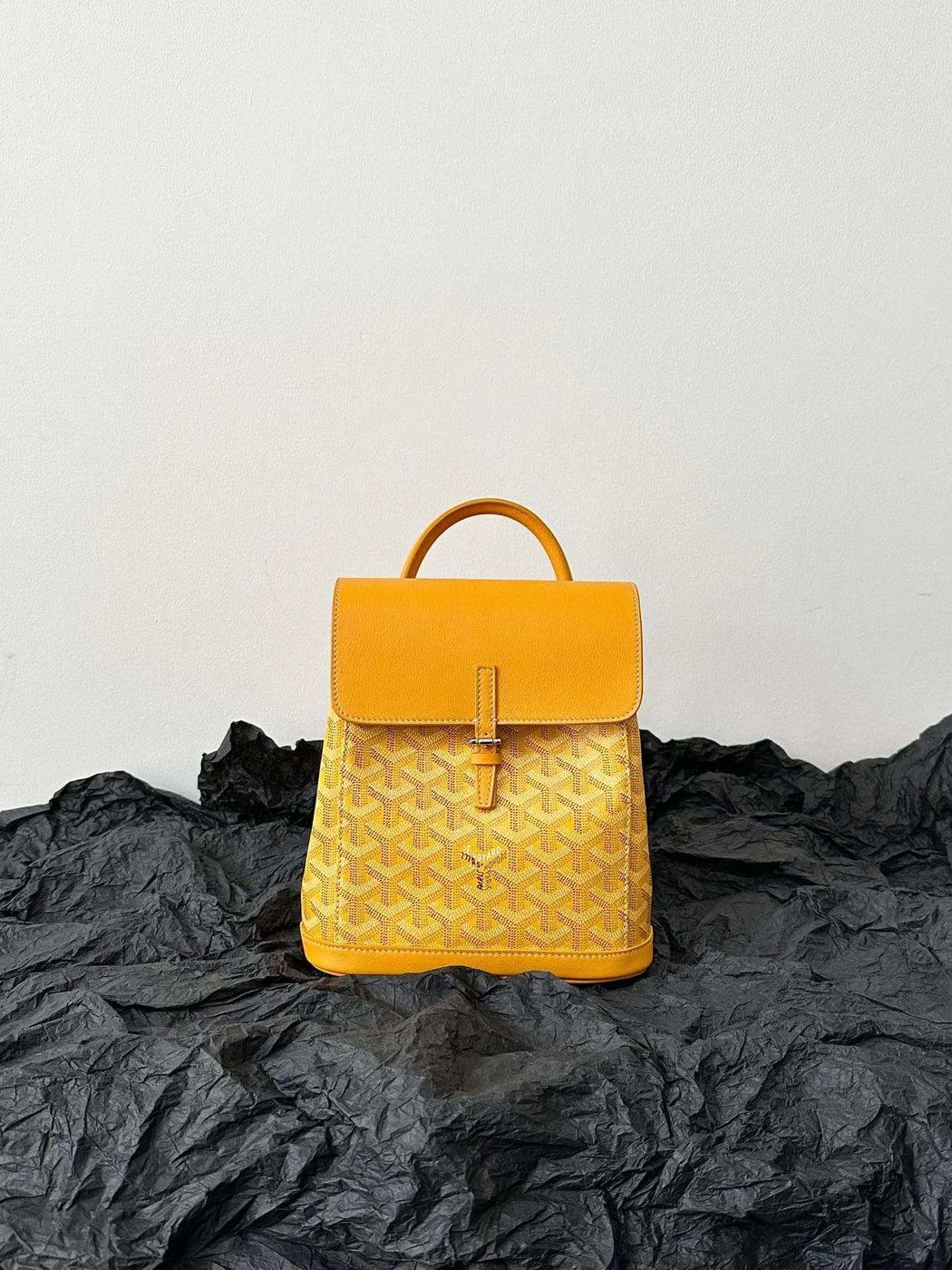 Goyard Mini Backpack Yellow Monogram Pattern 23x19cm product view 6